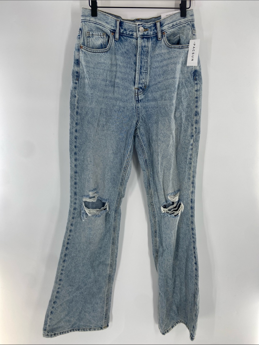 Pacsun Gray High Rise Boot Cut Pants Jeans Size 28 NWT